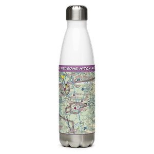 Nelsons Nitch Airport (WN59) VFR Sectional Water Bottle