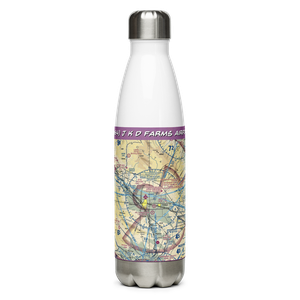 J K D Farms Airport (WN64) VFR Sectional Water Bottle