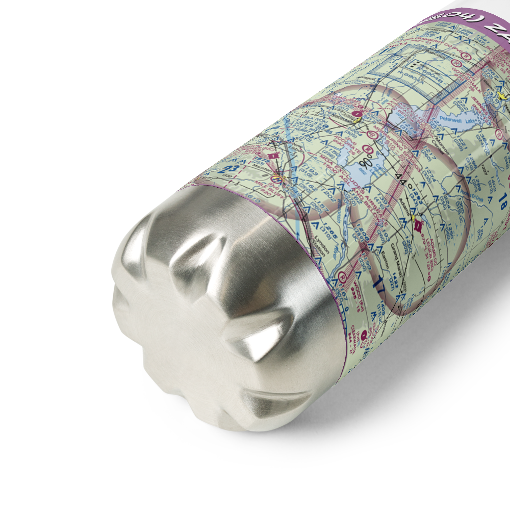 Zanadu Airport (WS04) VFR Sectional Water Bottle 