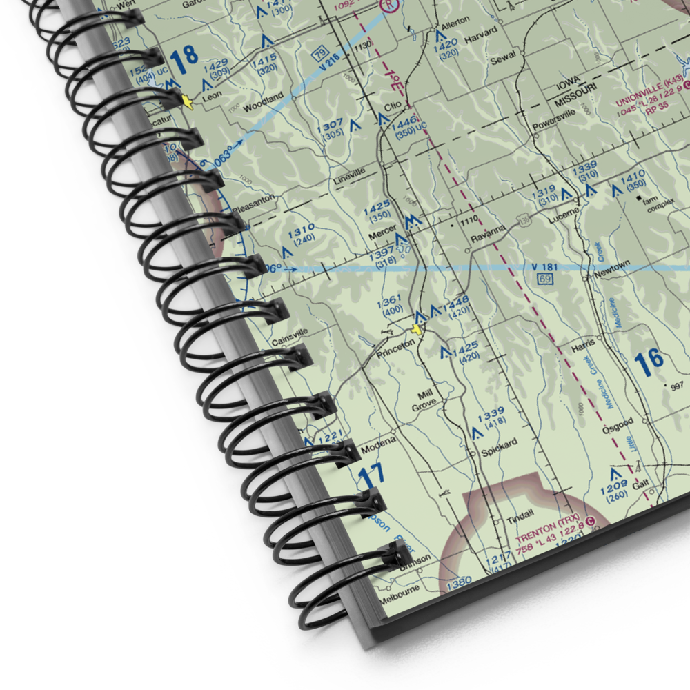 Corydon Airport (0E9) VFR Sectional Notebook 