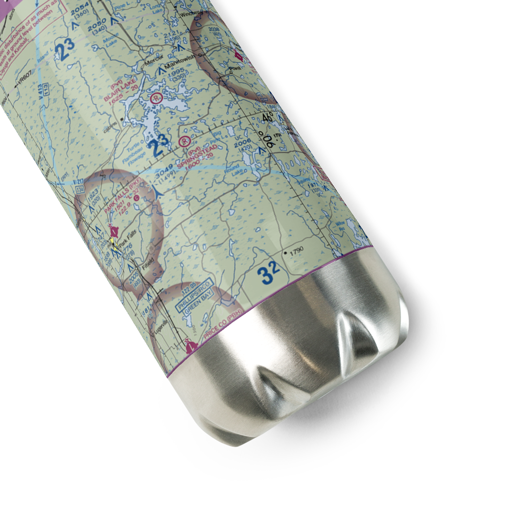 Springstead Airport (WS06) VFR Sectional Water Bottle 