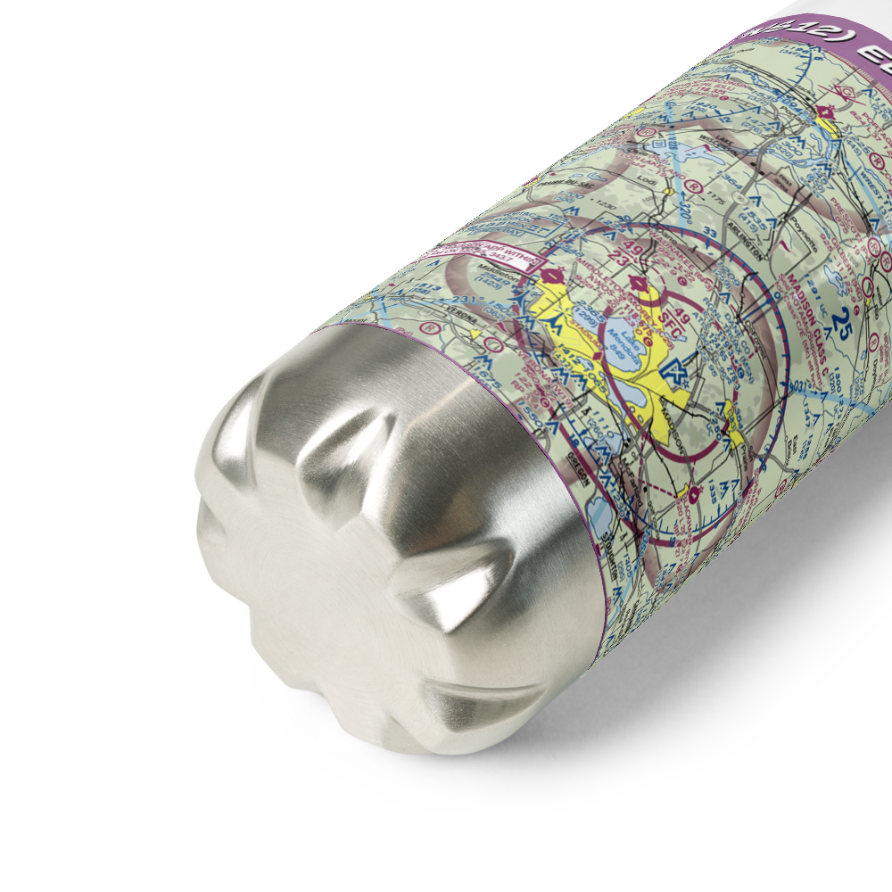 Elert Airport (WS12) VFR Sectional Water Bottle 