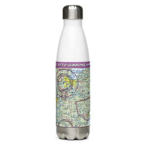 Otto-Gibbons Airport (WS31) VFR Sectional Water Bottle