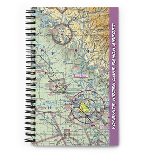 Yosemite Hidden Lake Ranch Airport (0CL0) VFR Sectional Notebook