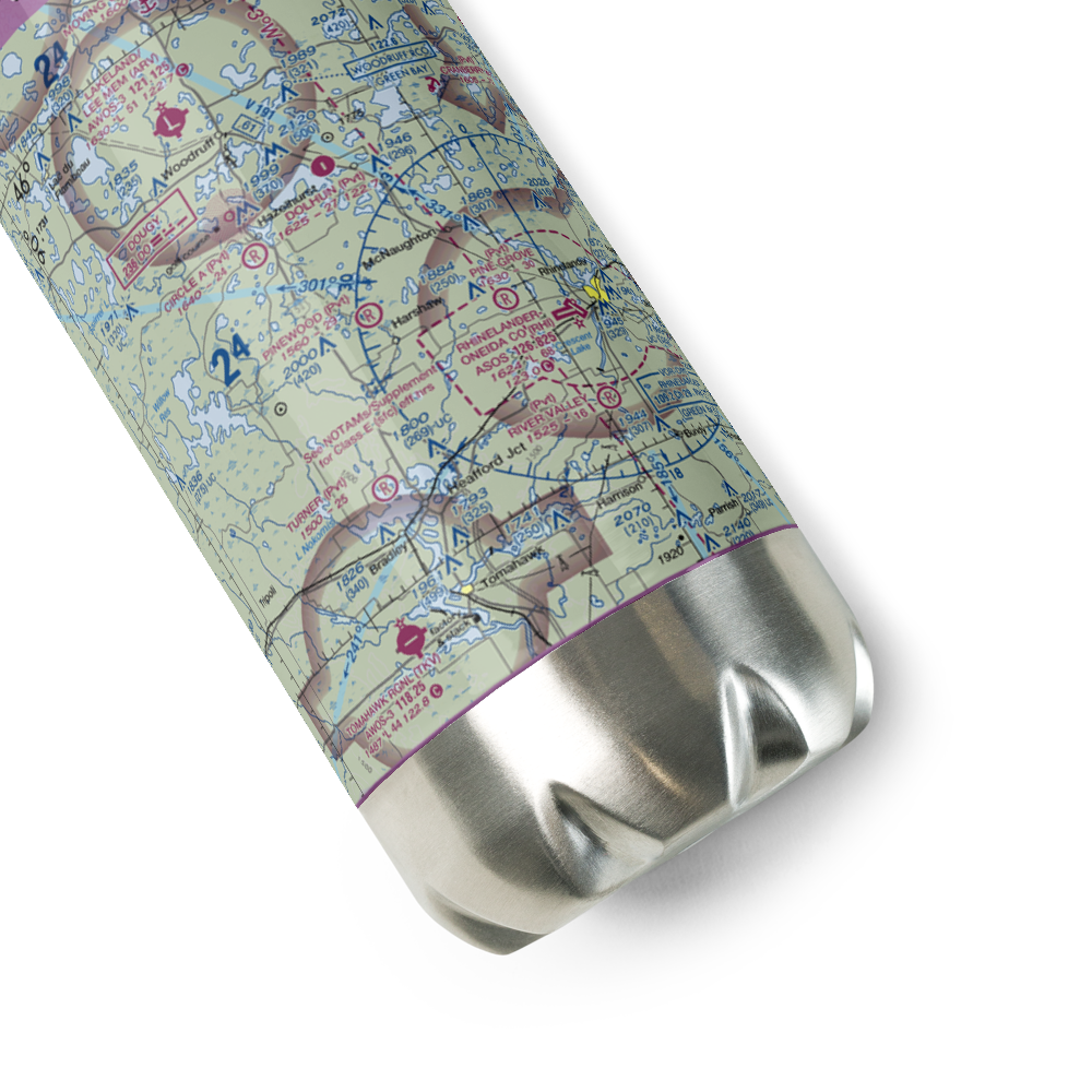 Pinewood Air Park (WS39) VFR Sectional Water Bottle 