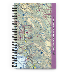 Blech Ranch Airport (0CA9) VFR Sectional Notebook