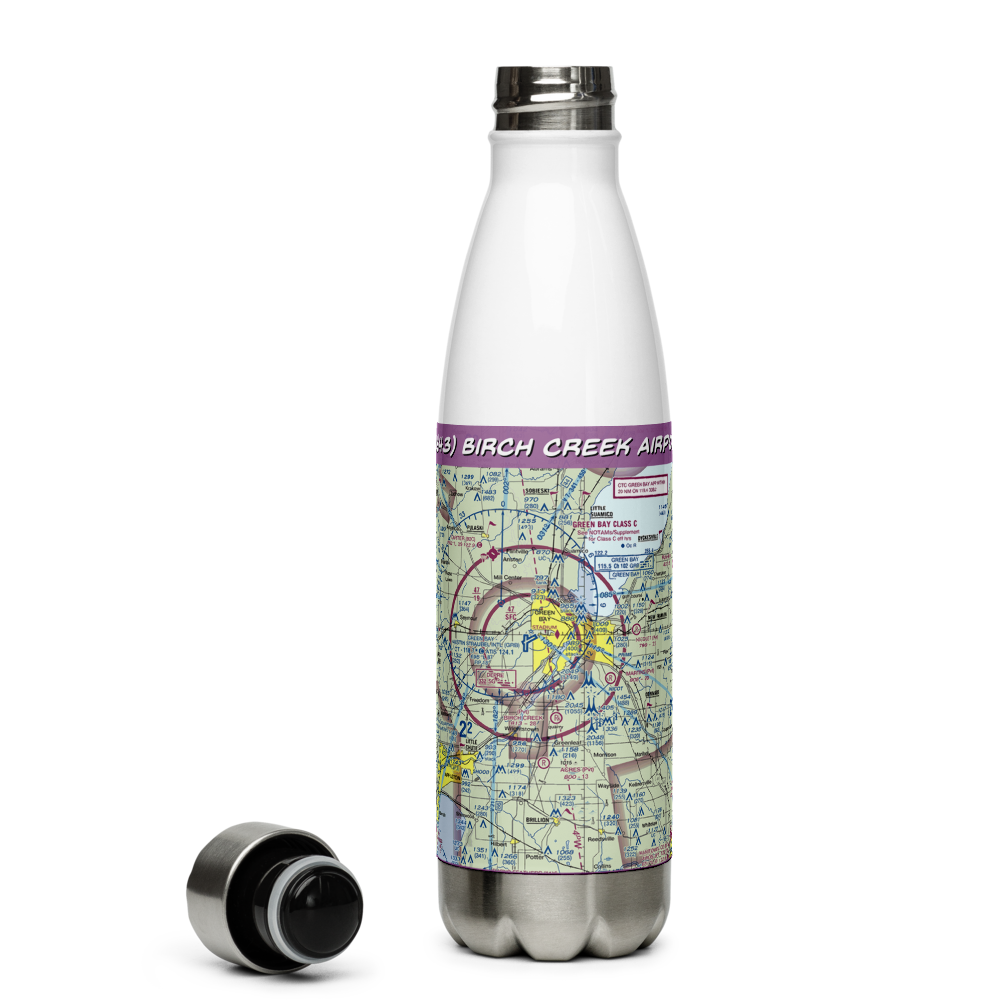 Birch Creek Airport (WS43) VFR Sectional Water Bottle 