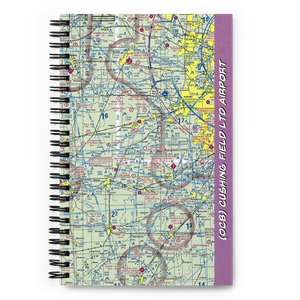 Cushing Field Ltd Airport (0C8) VFR Sectional Notebook