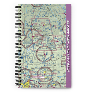 Canadian Lakes Airport (0C5) VFR Sectional Notebook