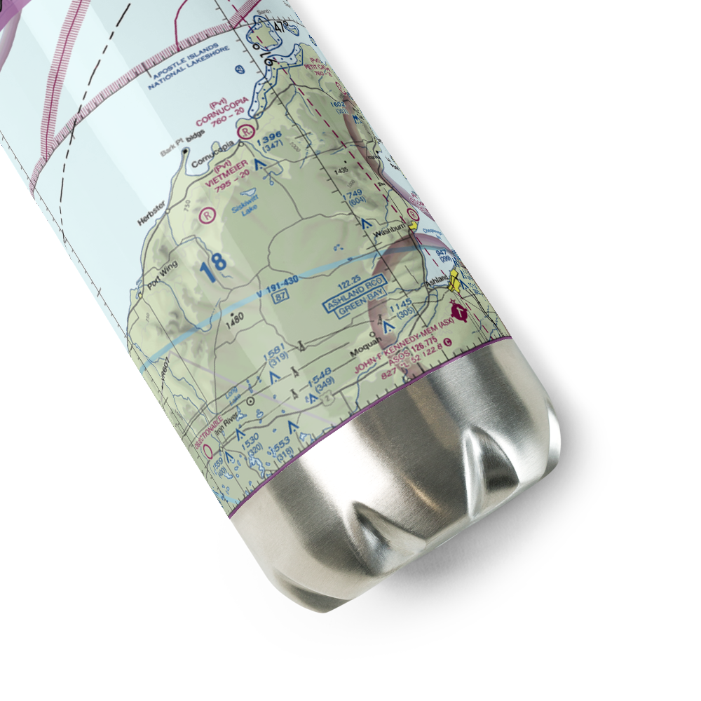 Vietmeier Airport (WS67) VFR Sectional Water Bottle 