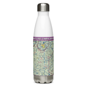 Log Cabin Airport (WS69) VFR Sectional Water Bottle