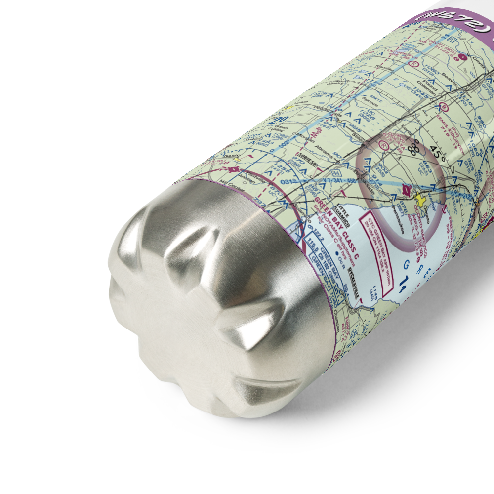 Cain's Field (WS72) VFR Sectional Water Bottle 