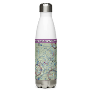 Alpha Hotel Airport (WS81) VFR Sectional Water Bottle