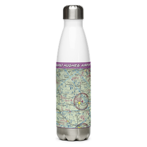 Hughes Airport (WS96) VFR Sectional Water Bottle