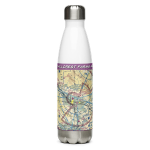 Hillcrest Farms Airport (WT01) VFR Sectional Water Bottle