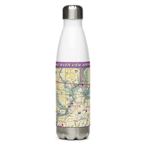 River View Airpark (9WA) VFR Sectional Water Bottle