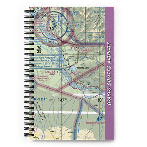 Scotts Airport (0AK0) VFR Sectional Notebook