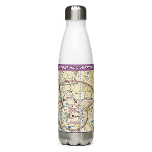 Hill Airport (WT88) VFR Sectional Water Bottle