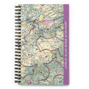 Alum Ridge STOLport (09VA) VFR Sectional Notebook