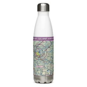 Island Airport (WV08) VFR Sectional Water Bottle