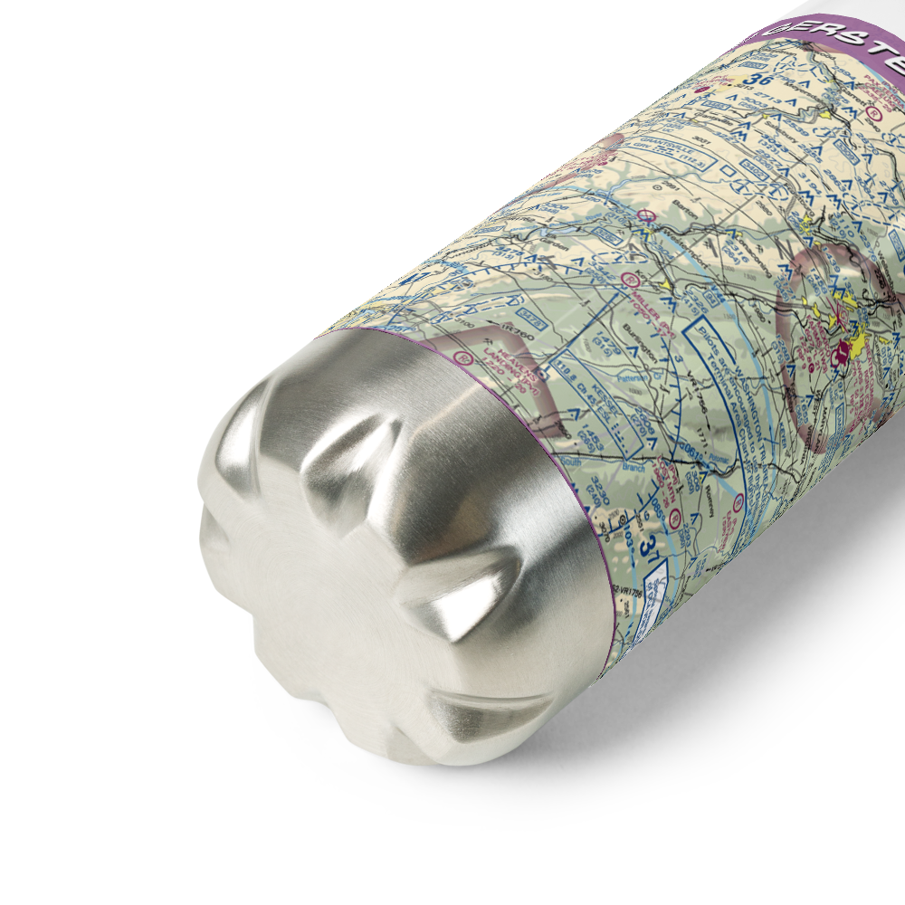 Gerstell Farms Airport (WV15) VFR Sectional Water Bottle 