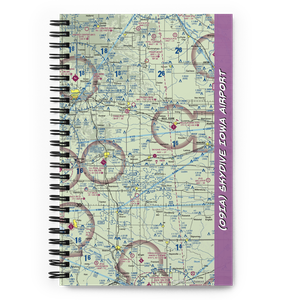 Skydive Iowa Airport (09IA) VFR Sectional Notebook