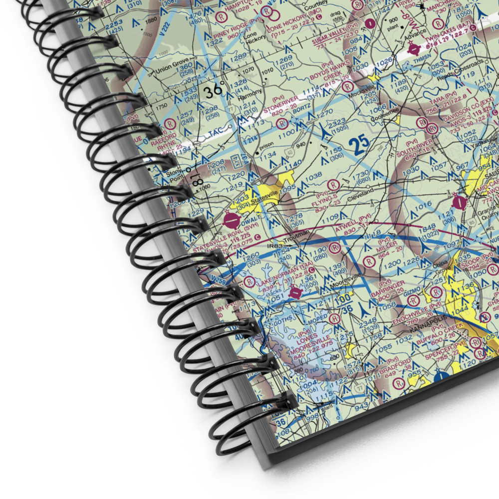 Whiteheart Farm Airport (08NC) VFR Sectional Notebook 