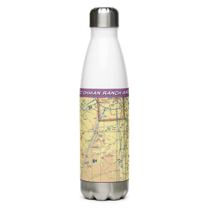 Ohman Ranch Airport (WY12) VFR Sectional Water Bottle