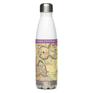 Bunch Grass Intergalactic Airport (WY15) VFR Sectional Water Bottle