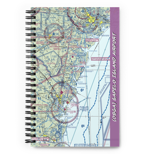 Sapelo Island Airport (08GA) VFR Sectional Notebook