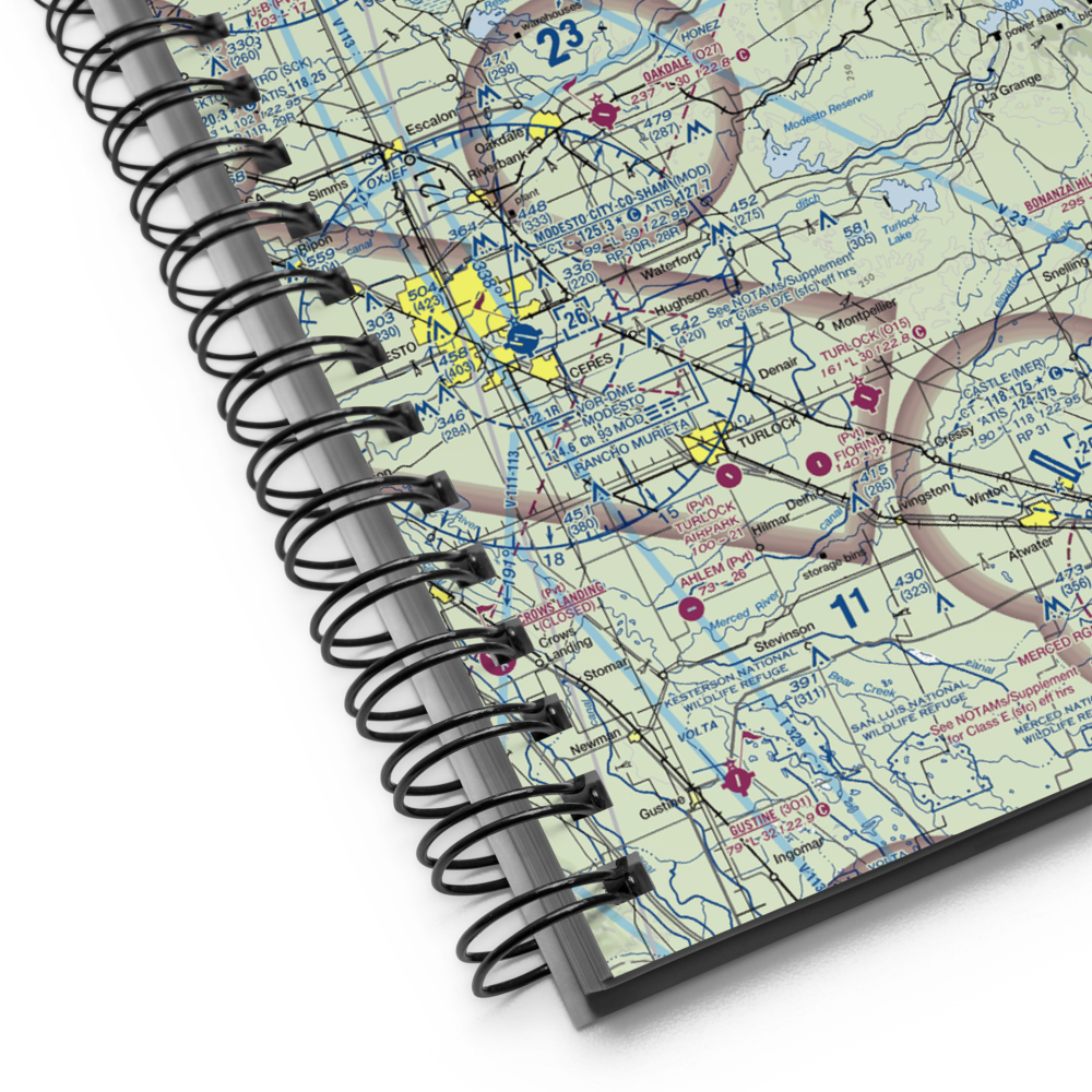 Kistler Ranch Airport (08CL) VFR Sectional Notebook 