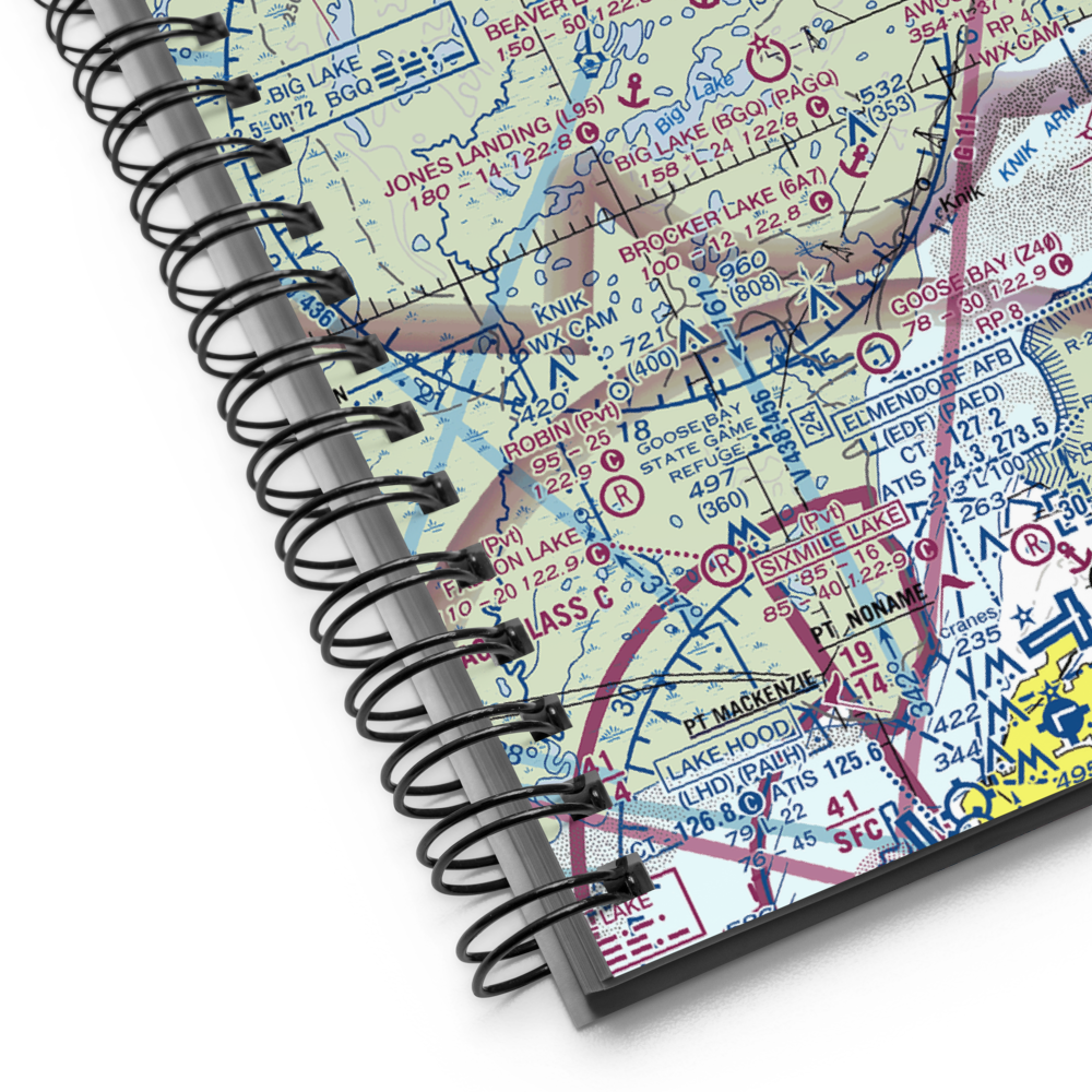 Fisher Airport (08AK) VFR Sectional Notebook 