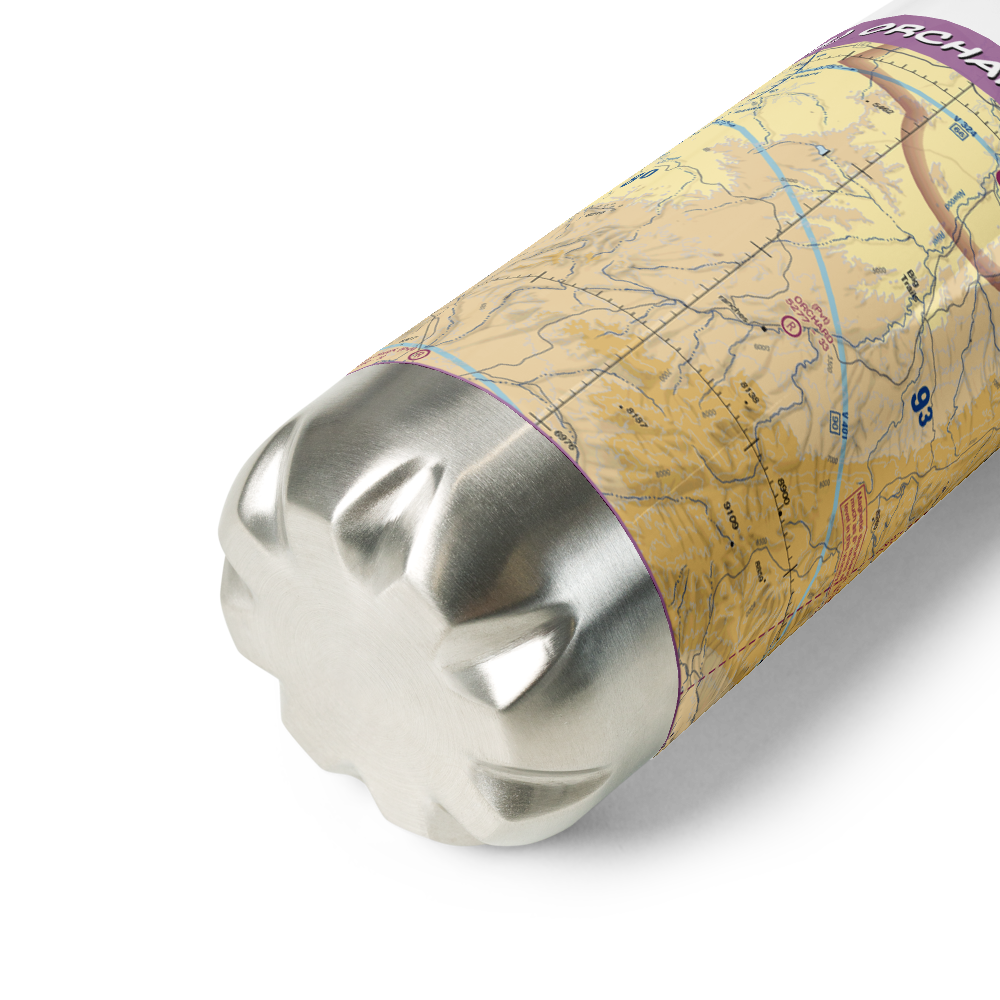 Orchard Ranch Airport (WY38) VFR Sectional Water Bottle 