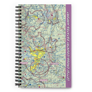 Cross-Country Estates Airport (07TS) VFR Sectional Notebook