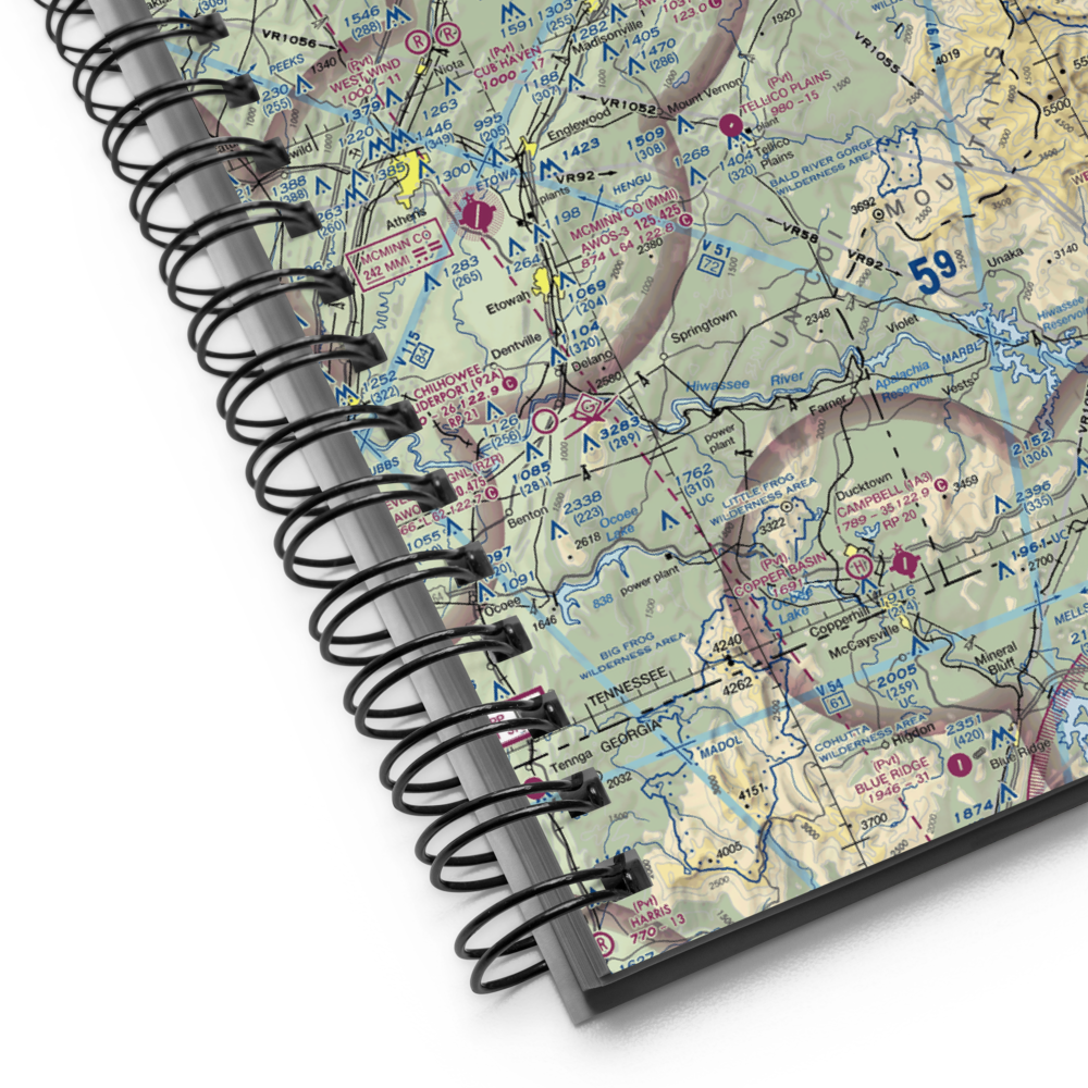 Corntassel Airport (07TN) VFR Sectional Notebook 