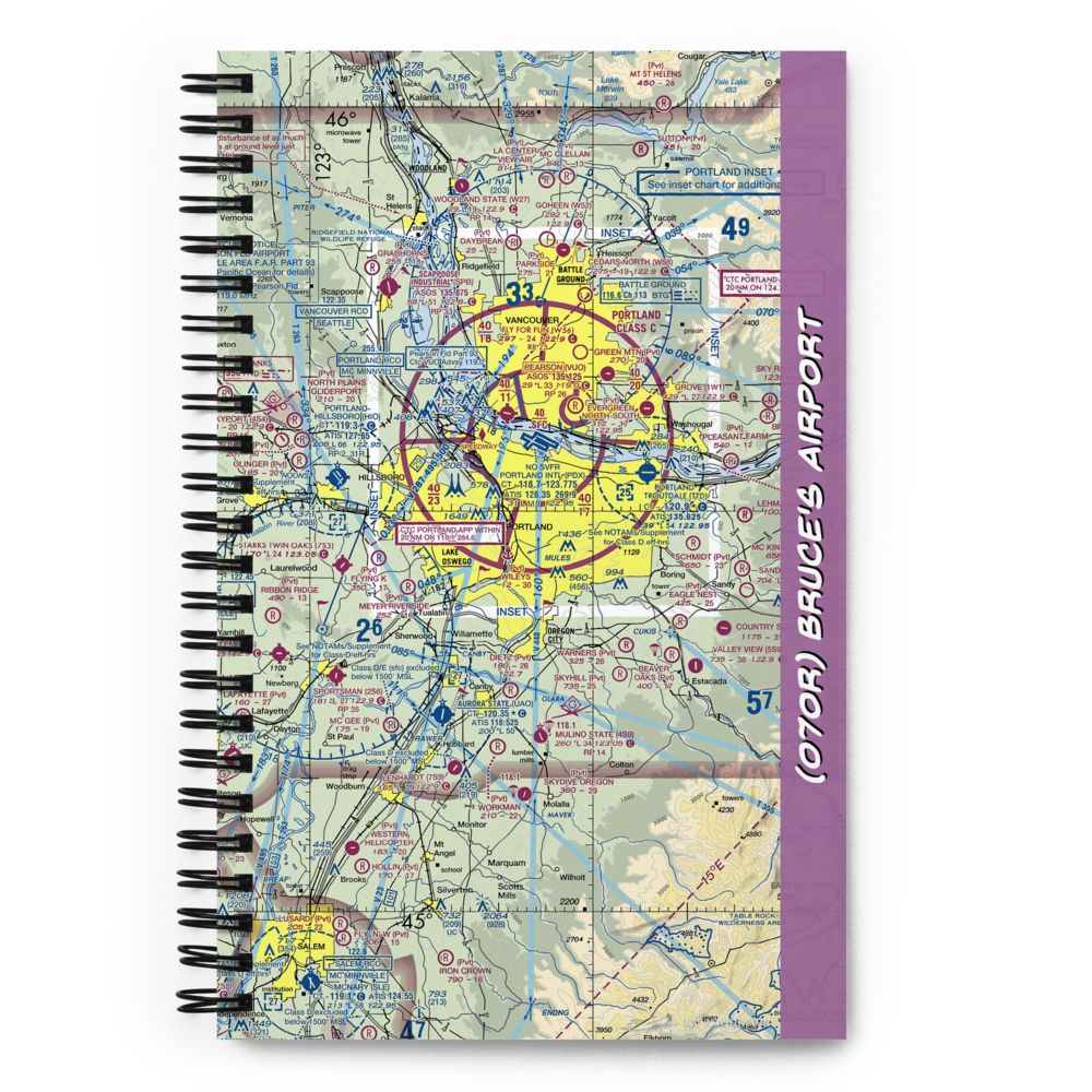 Bruce's Airport (07OR) VFR Sectional Notebook 