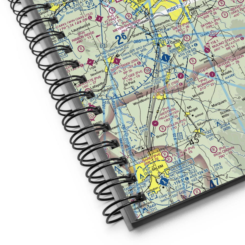 Bruce's Airport (07OR) VFR Sectional Notebook 