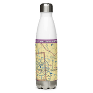 Madsen Airport (WY65) VFR Sectional Water Bottle