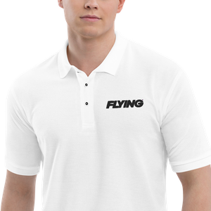 FLYING Logo Port Authority Embroidered Polo Shirt