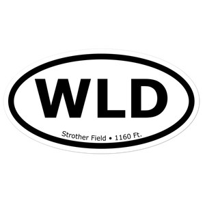 Strother Field (KWLD) Oval Sticker