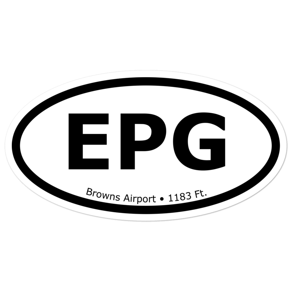 Browns Airport (NE69) Oval Sticker 