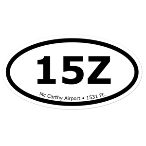 Mc Carthy Airport (PAMX) Oval Sticker