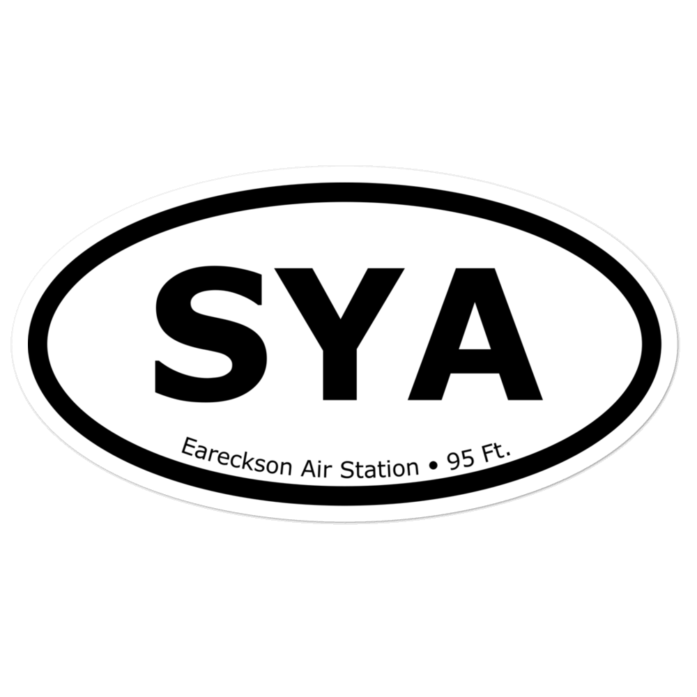 Eareckson Air Station (PASY) Oval Sticker 