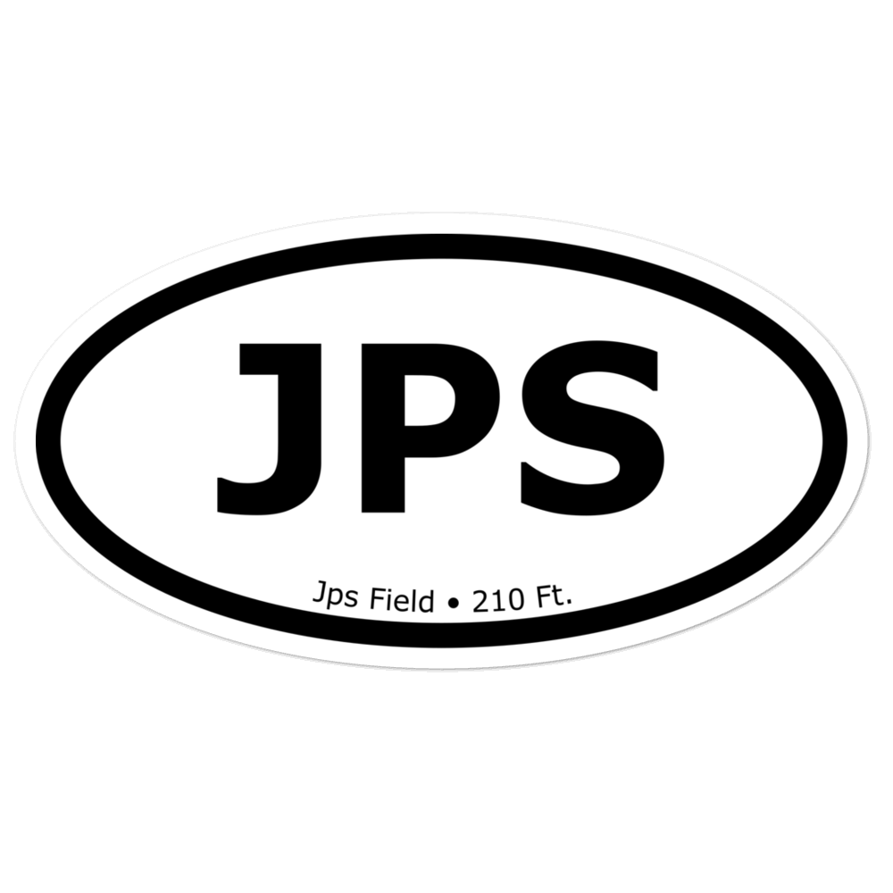 Jps Field (US-0342) Oval Sticker 