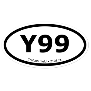 Trulson Field (Y99) Oval Sticker