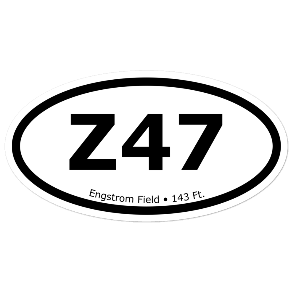 Engstrom Field (Z47) Oval Sticker 