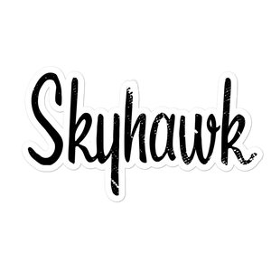 Skyhawk Distressed Sticker