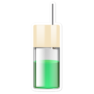 Green GATS Fuel Test Strainer Sticker