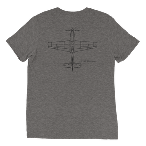 P-51 Mustang Tri-blend T-Shirt