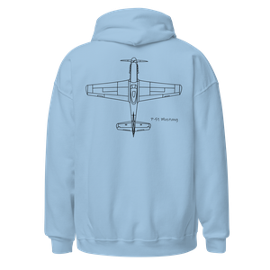 P-51 Mustang Hoodie Sweatshirt